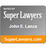 Super Lawyers badge for John E. Lanza